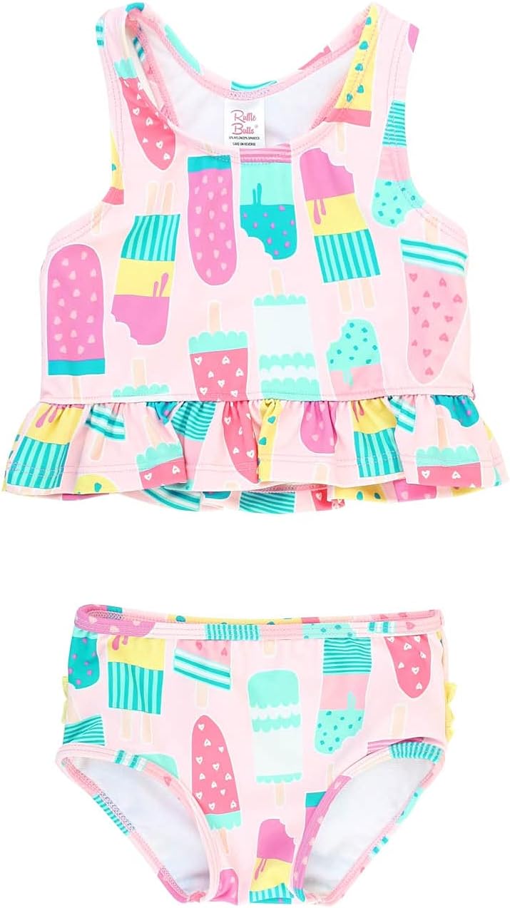 Thumbnail 6 de RuffleButts One‑Shoulder Ruffle Tankini UPF50+
