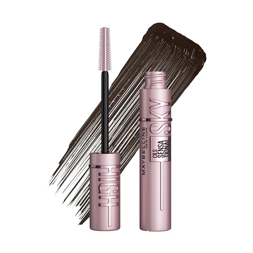 Detalle de Maybelline Sky High Brown Mascara – extreme Länge & Volumen, natürliche Braunnuance