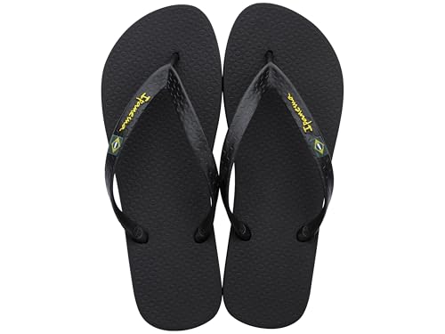 Detalle de Ipanema Ciabatte Uomo Flag II – Nero, 43-44: stile brasiliano e comfort al primo passo