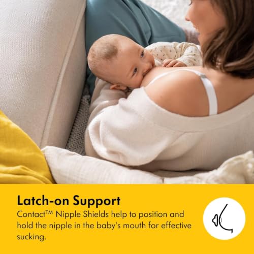 Detalle de Medela Bouts de sein en silicone Contact – 2 pièces (20 mm) avec étui