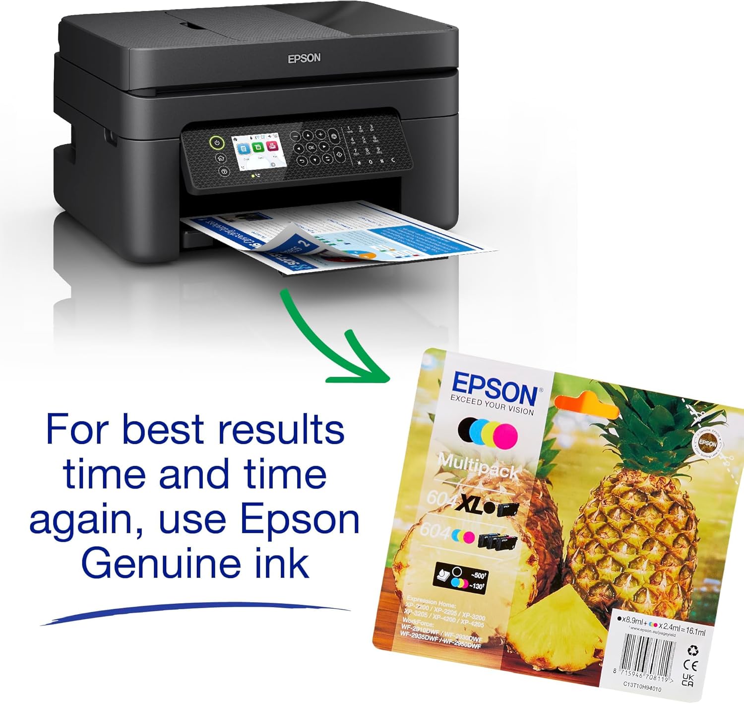 Thumbnail 5 de Epson WorkForce WF-2950DWF: A4 Wireless All-in-One Inkjet Printer