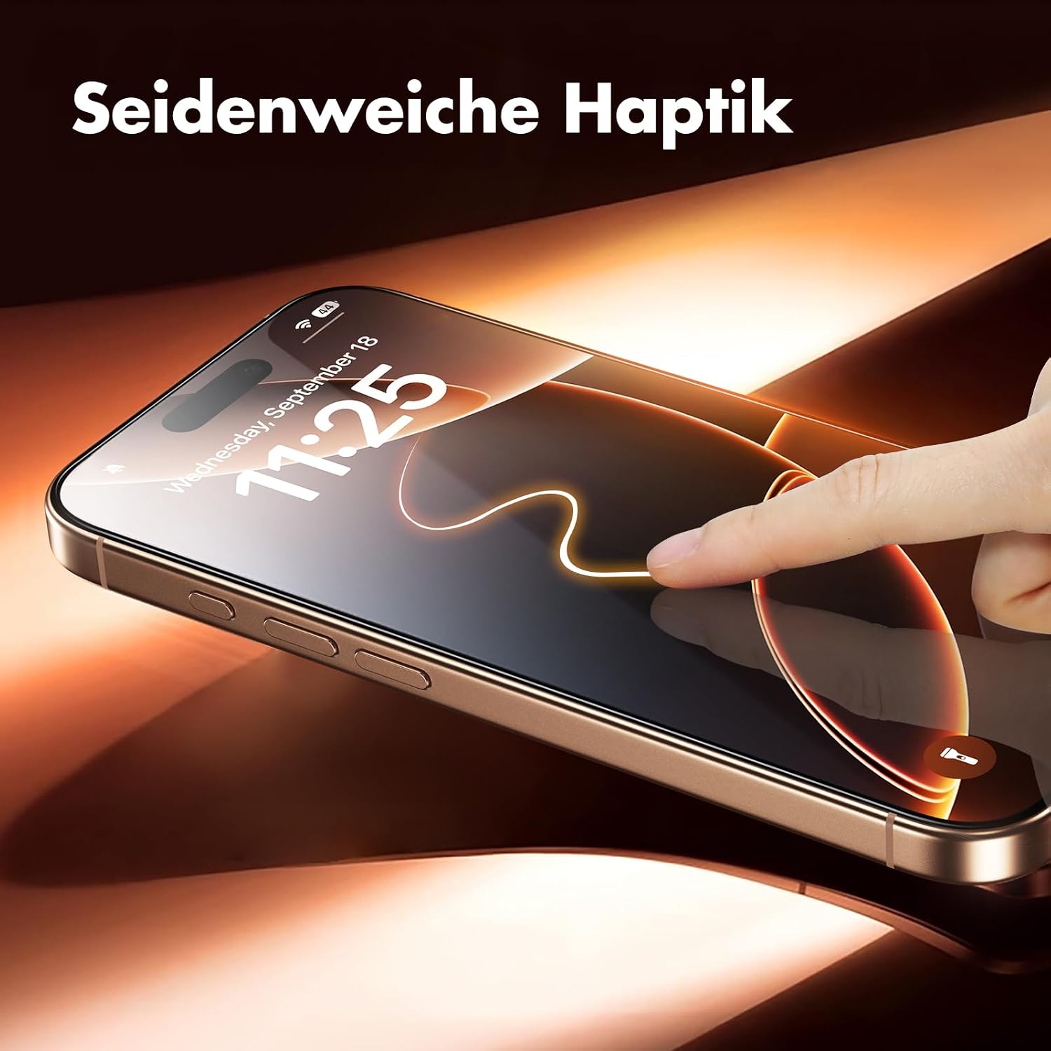 Thumbnail 6 de UNBREAKcable Bildschirmschutz für iPhone 16 Pro – 3er Pack, bruchsicheres HD-Glas, Vollständiger Schutz