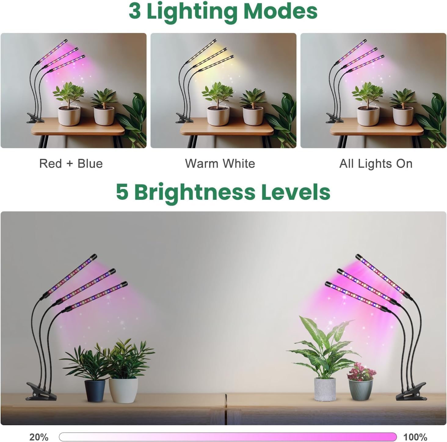 Detalle de Garpsen Plant Lights 60 LED grow light