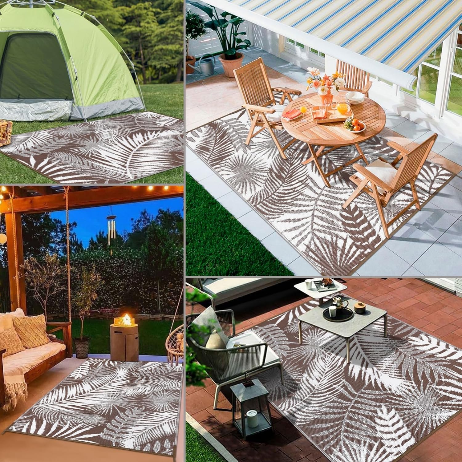 Thumbnail 4 de HiiARug Outdoor Straw Rug 6x9Ft