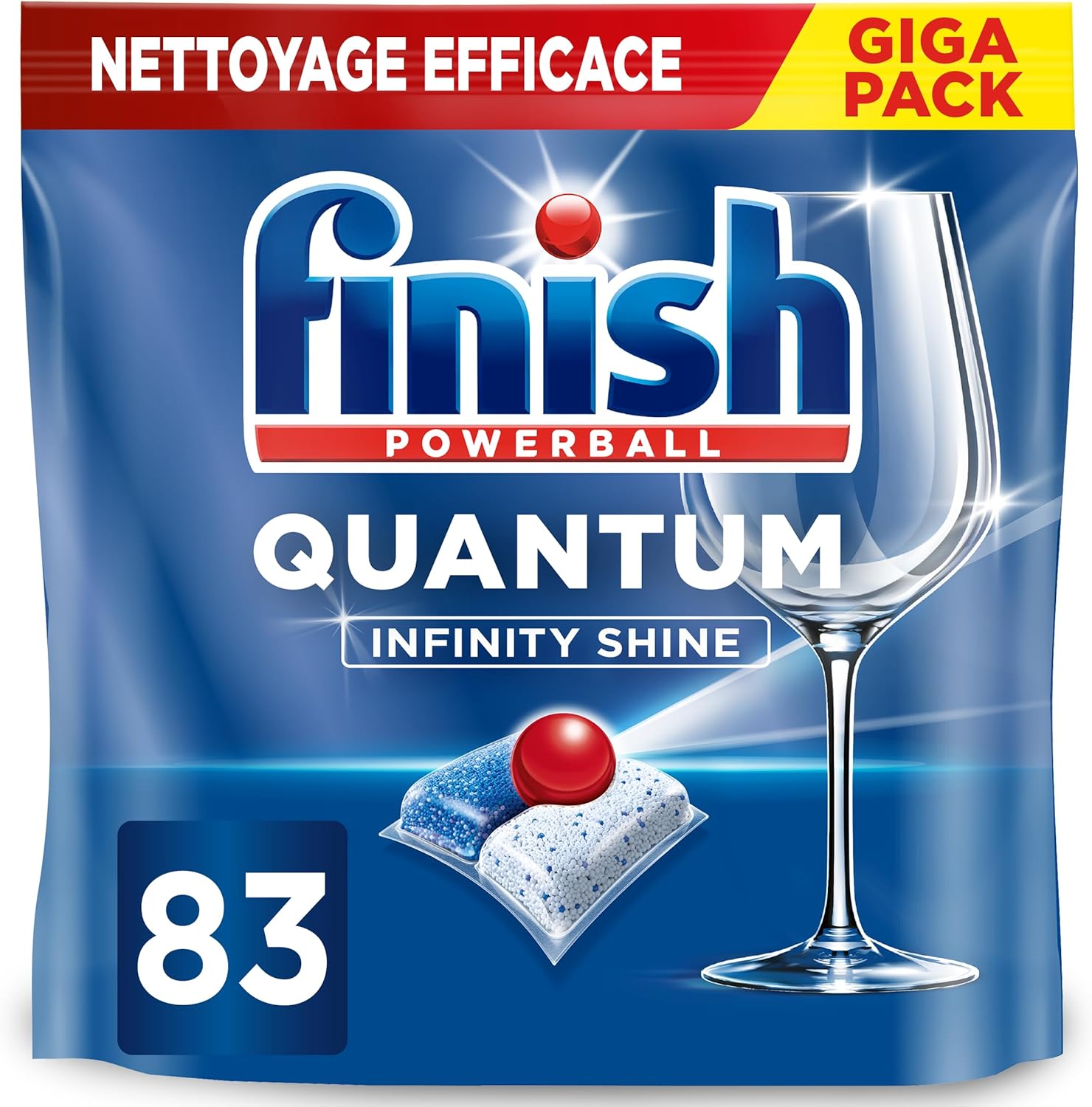 Detalle de Finish Quantum Infinity Shine Pastilles 83 capsules