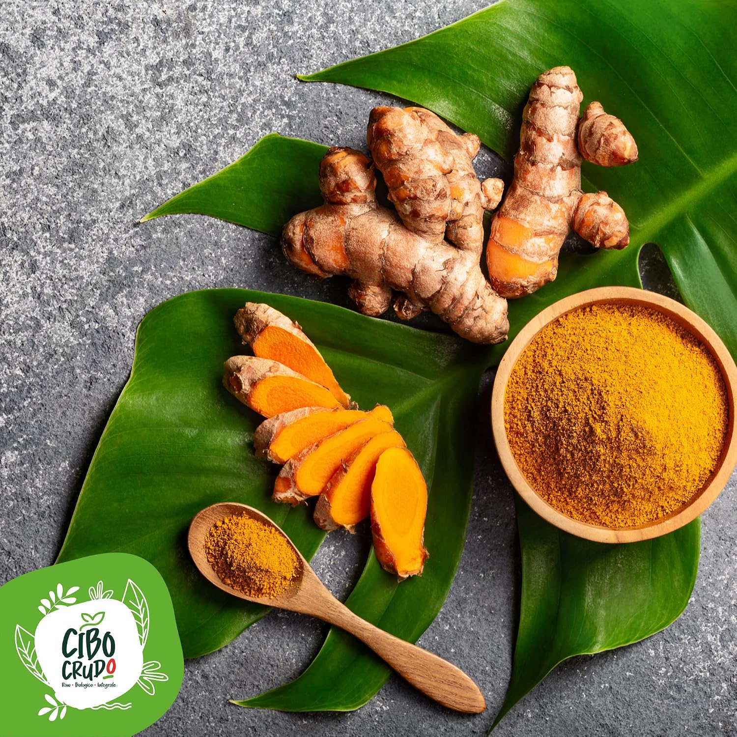 Detalle de Curcuma in Polvere Bio - 150 g | CiboCrudo
