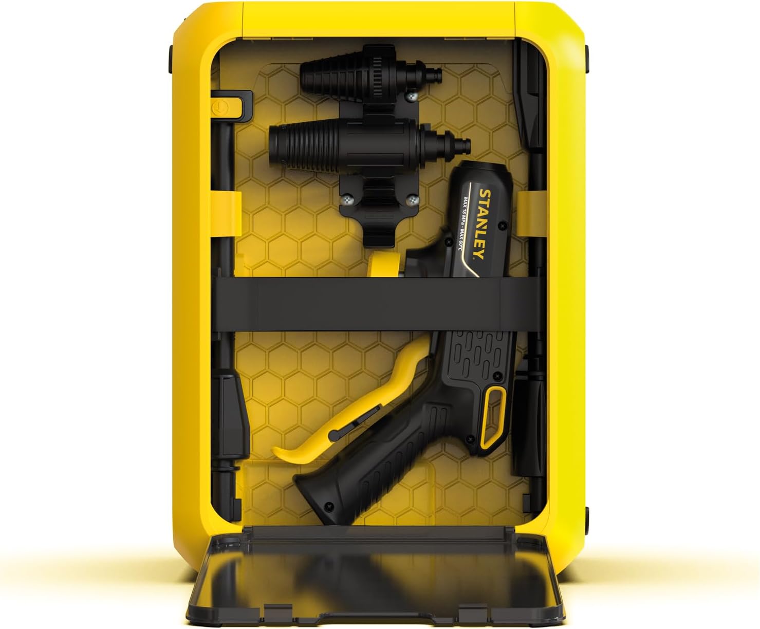 Detalle de Stanley SXPW25CDSS – kompaktowa myjka ciśnieniowa Dual Speed, 180 bar