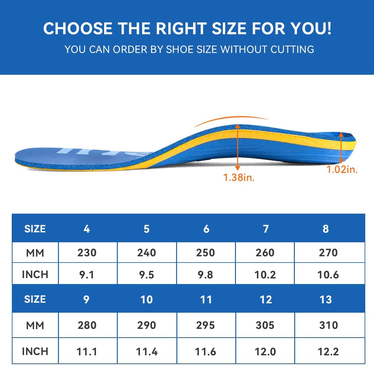 Thumbnail 6 de 3ANGNI Heavy Duty Plantar Fasciitis Insoles