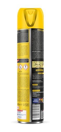 Detalle de Cucal Insecticida Aerosol Fulminante: 4x400 ml para cucarachas, hormigas y huevos