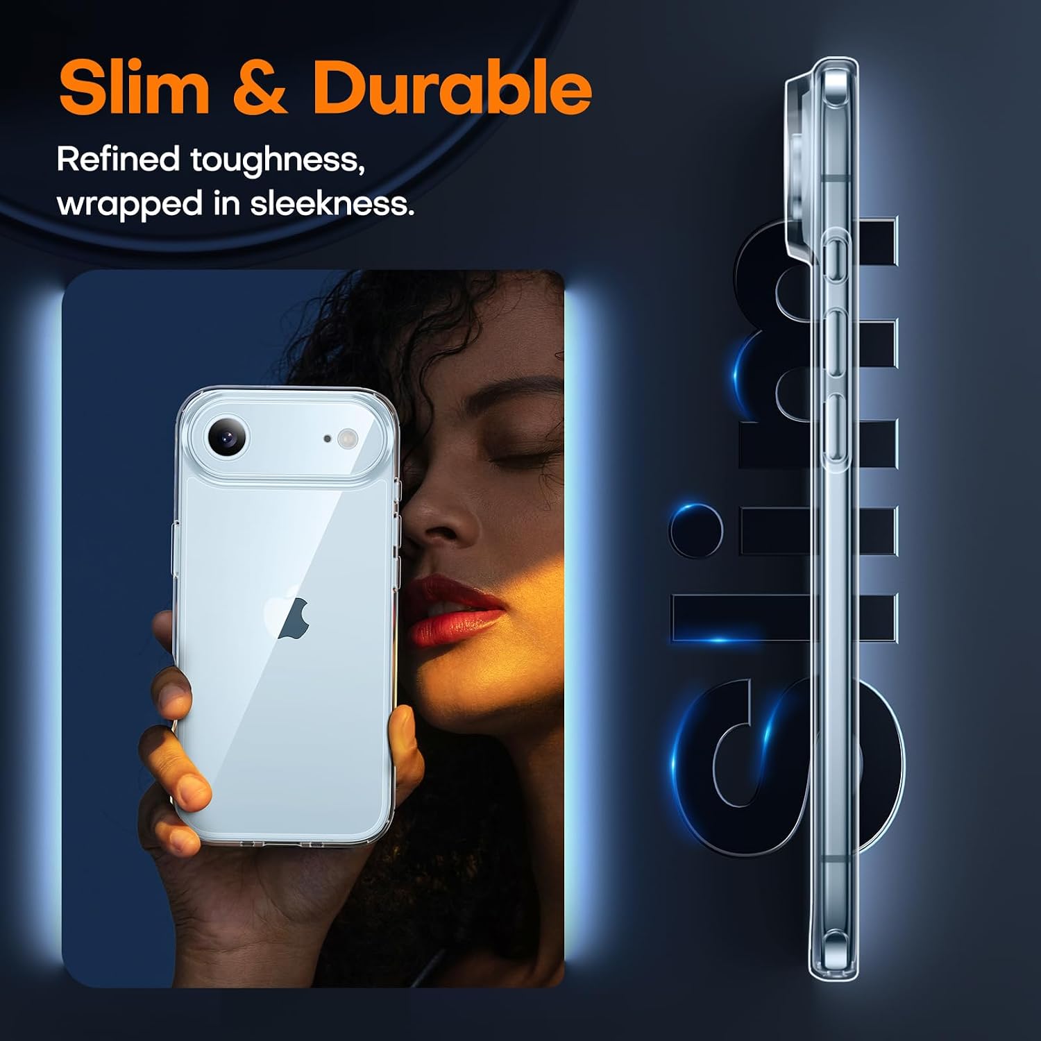 Thumbnail 5 de TAURI for iPhone Air Case Clear 0.04