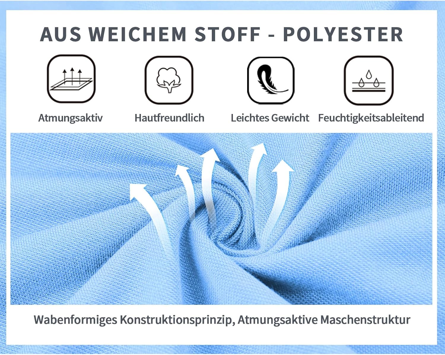 Thumbnail 5 de SwissWell Herren Kurzarm Poloshirt atmungsaktiv – Performance-Shirt für Golf, Sport & Büro
