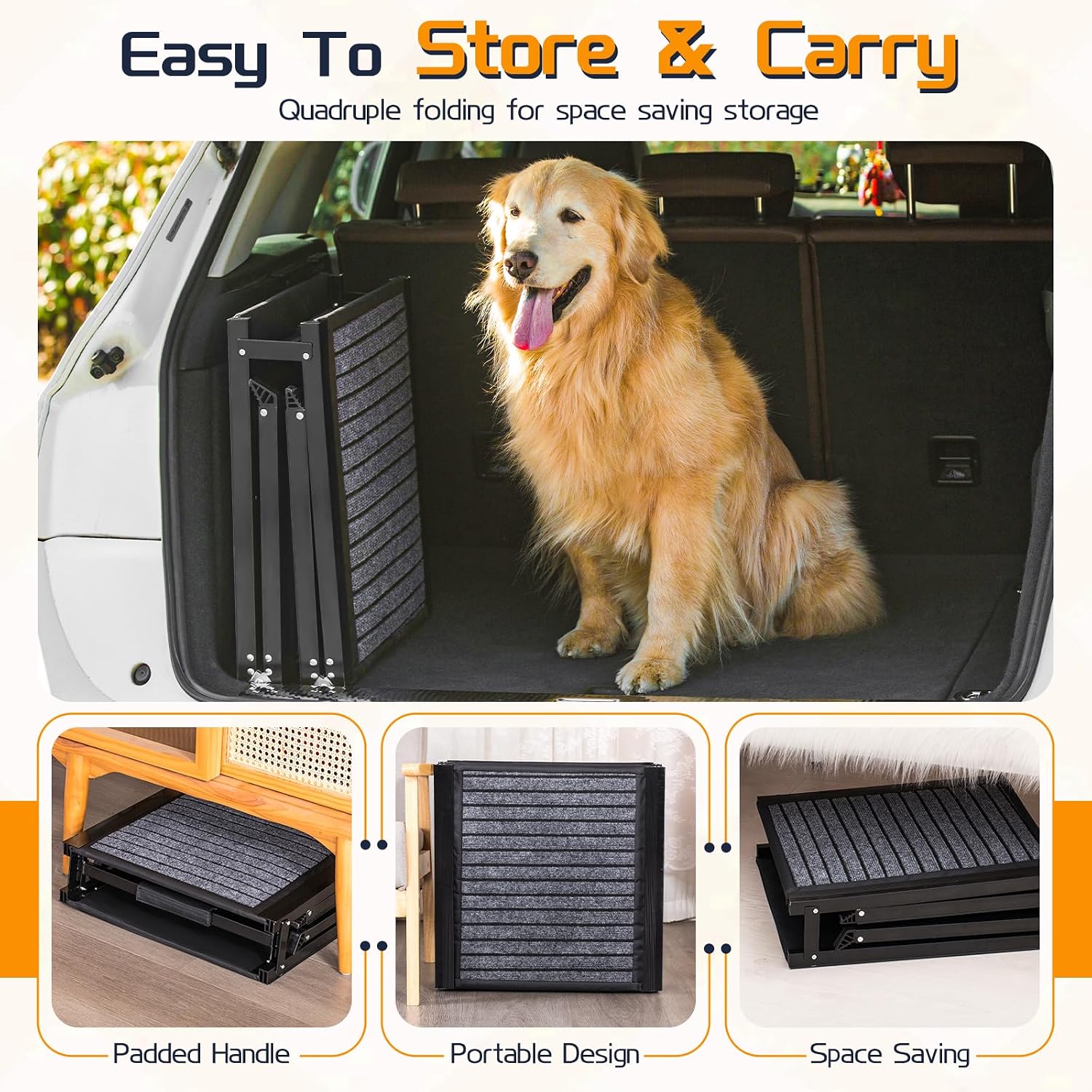 Thumbnail 5 de Extra Long 170cm Folding Dog Car Ramp 115kg