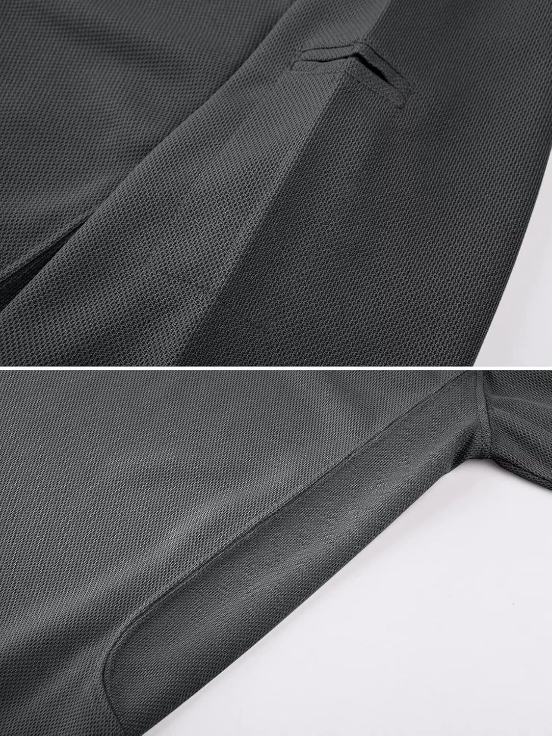 Detalle 2 de MAGCOMSEN Men’s Quick-Dry Performance Polo Shirt (Pique Jersey Tactical Golf Style)