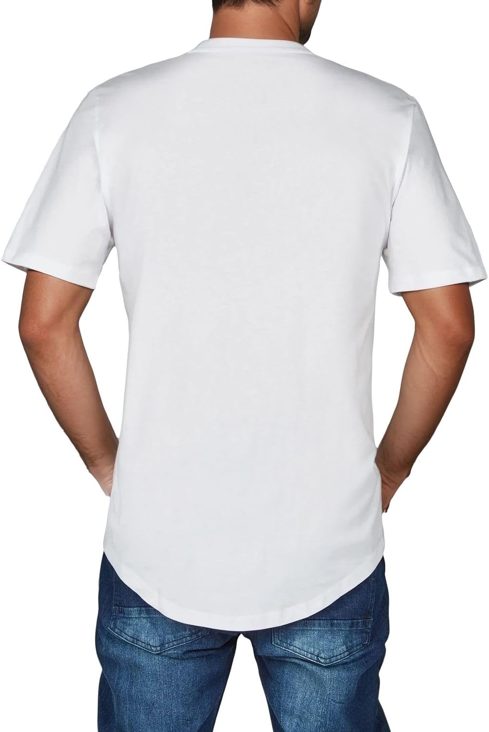 Thumbnail 2 de Jack & Jones Herren T-Shirt 3er-Set Regular Fit aus Bio-Baumwolle (Rundhals, lang geschnitten)