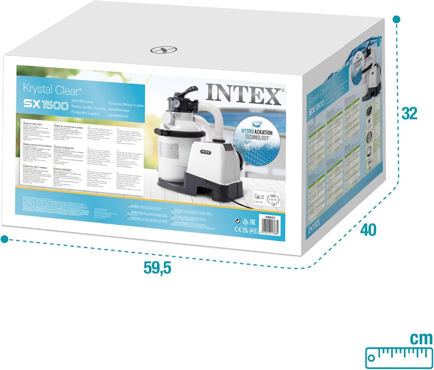 Thumbnail 6 de Intex 55225 depuradora Krystal Clear 5700 L/h