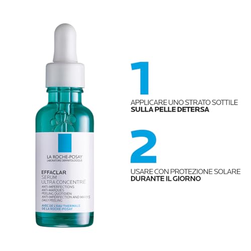 Detalle de La Roche-Posay Effaclar Siero Peeling Ultra-Concentrato Levigata 30 ml – recensione e guida all’uso