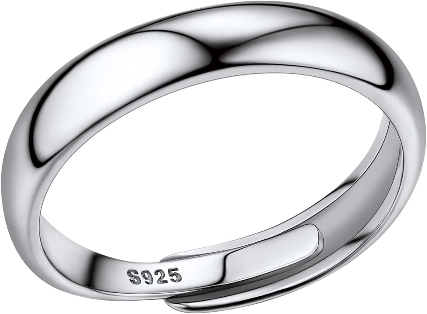Thumbnail 6 de Bague ouverte femme PROSILVER en argent 925, anneau réglable forme lune, étoile, feuille et celtique