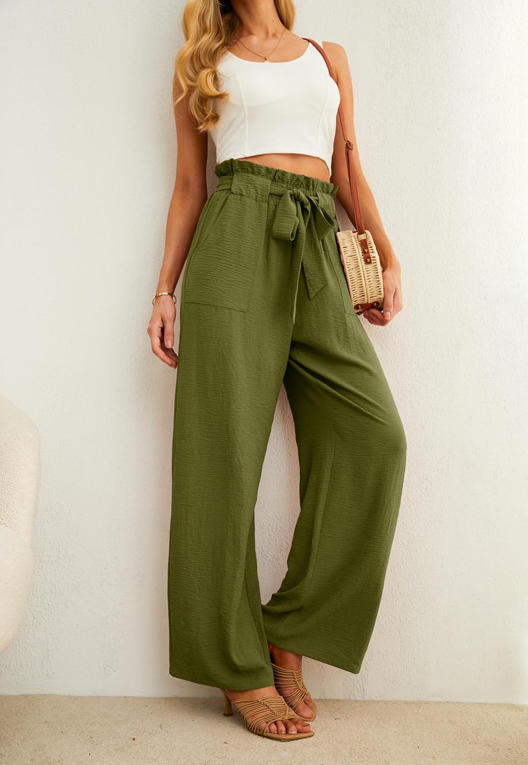 Thumbnail 4 de IWOLLENCE Wide Leg Pants High Waist