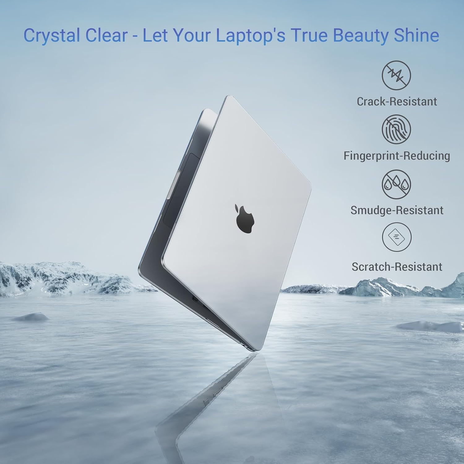 Detalle 2 de MOSISO MacBook Neo 13-inch Case (A3404, 2026) – Crystal Clear Hard Shell with A18 Pro Chip Compatibility