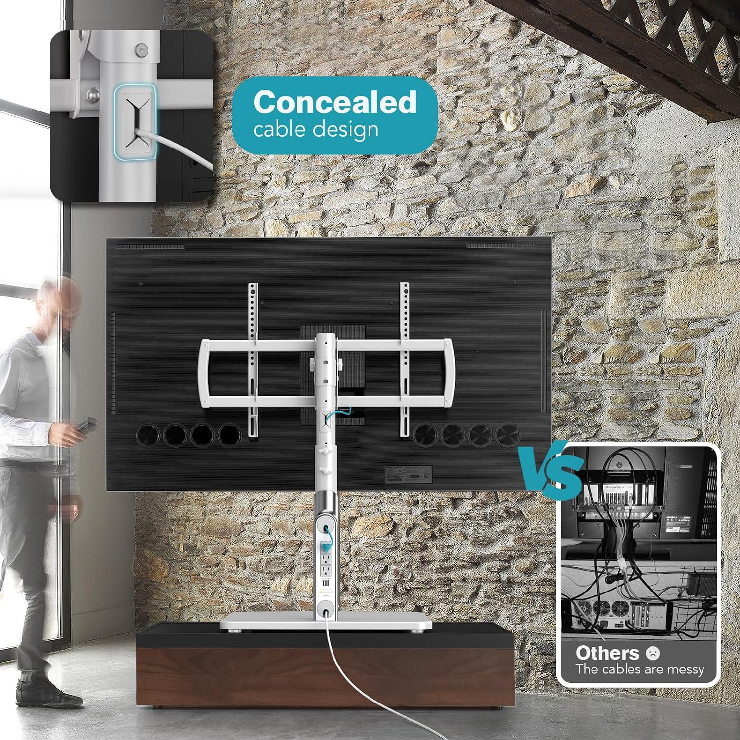 Thumbnail 5 de LLDEPLL TV Stand 150 lbs