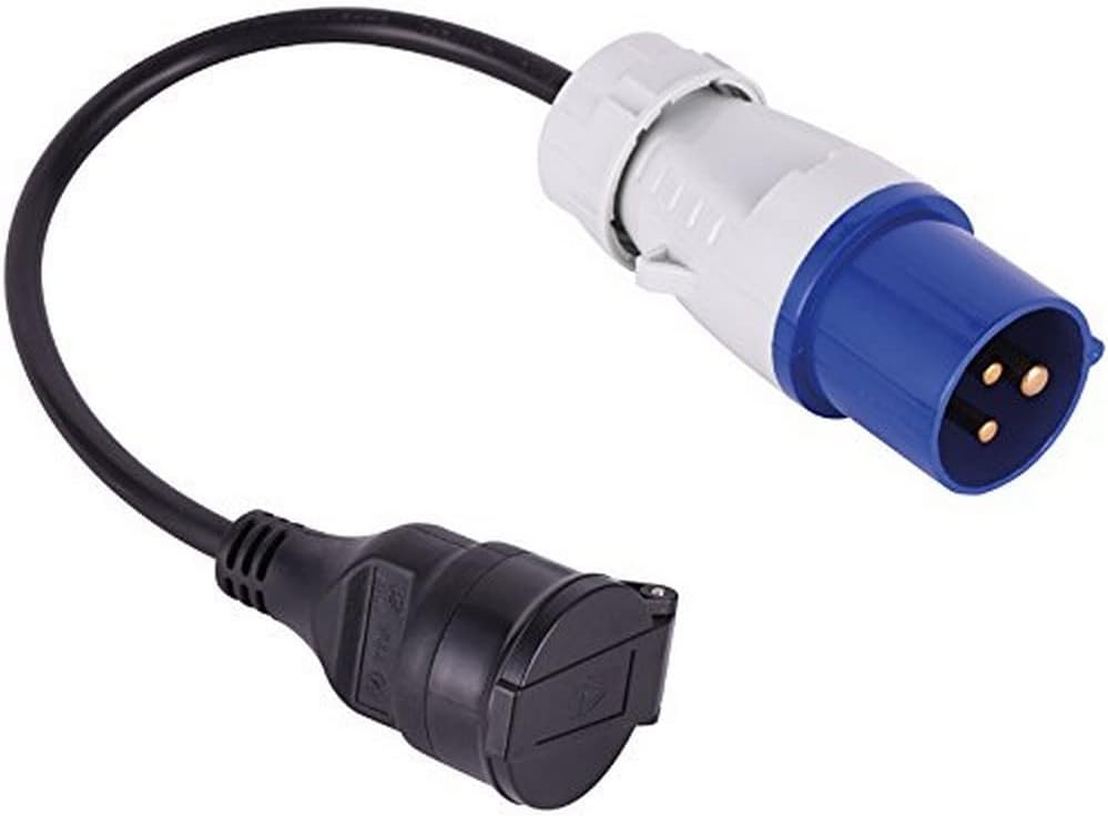 Detalle de Electraline 900039 Adaptador IP44 Schuko/CEE