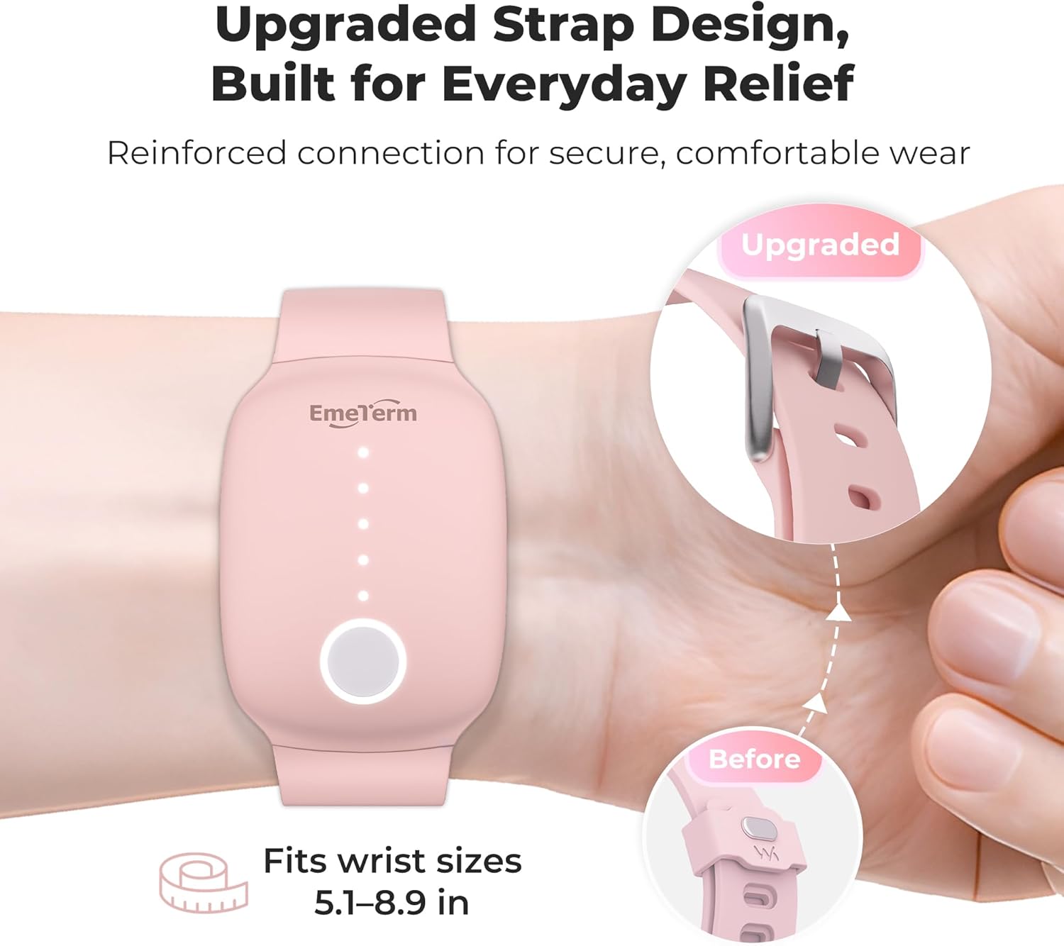 Thumbnail 1 de EmeTerm Fashion FDA-Cleared Nausea Relief Wristbands