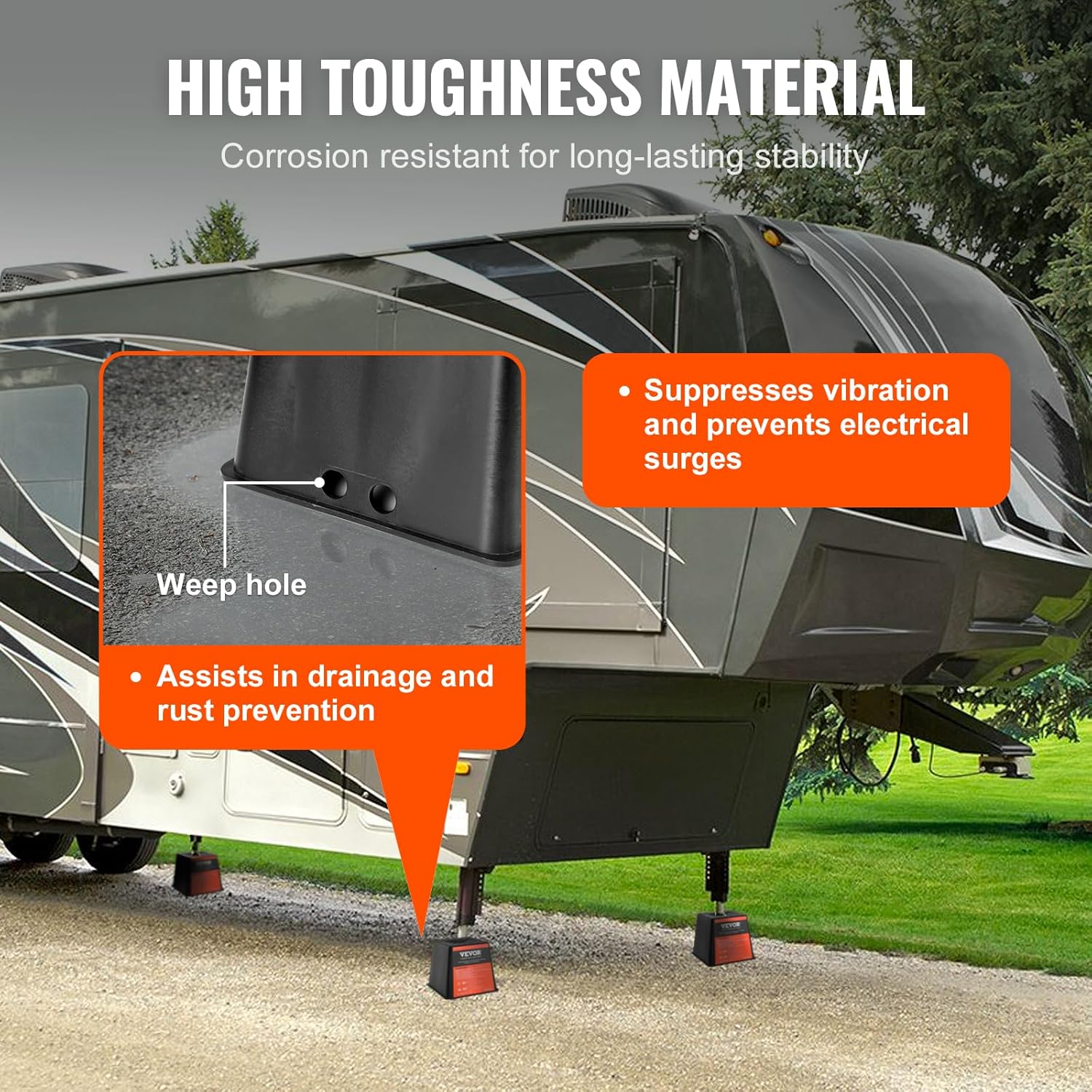 Thumbnail 5 de VEVOR Trailer Jack Block 6000 lbs RV leveling blocks đź›»