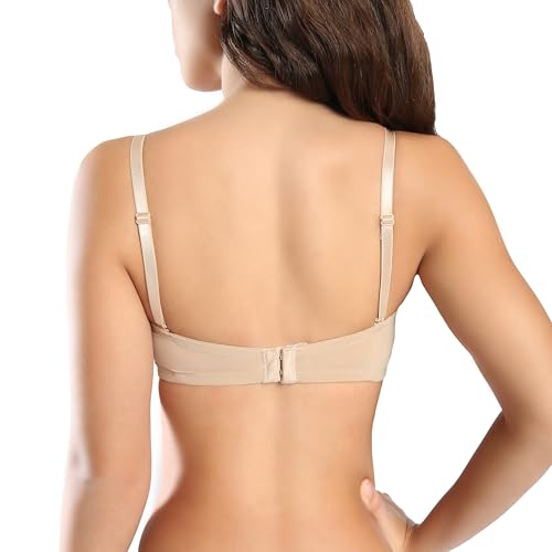 Detalle de Cotonella Reggiseno fascia imbottito in microfibra senza ferretto: comfort, linee pulite e versatilità