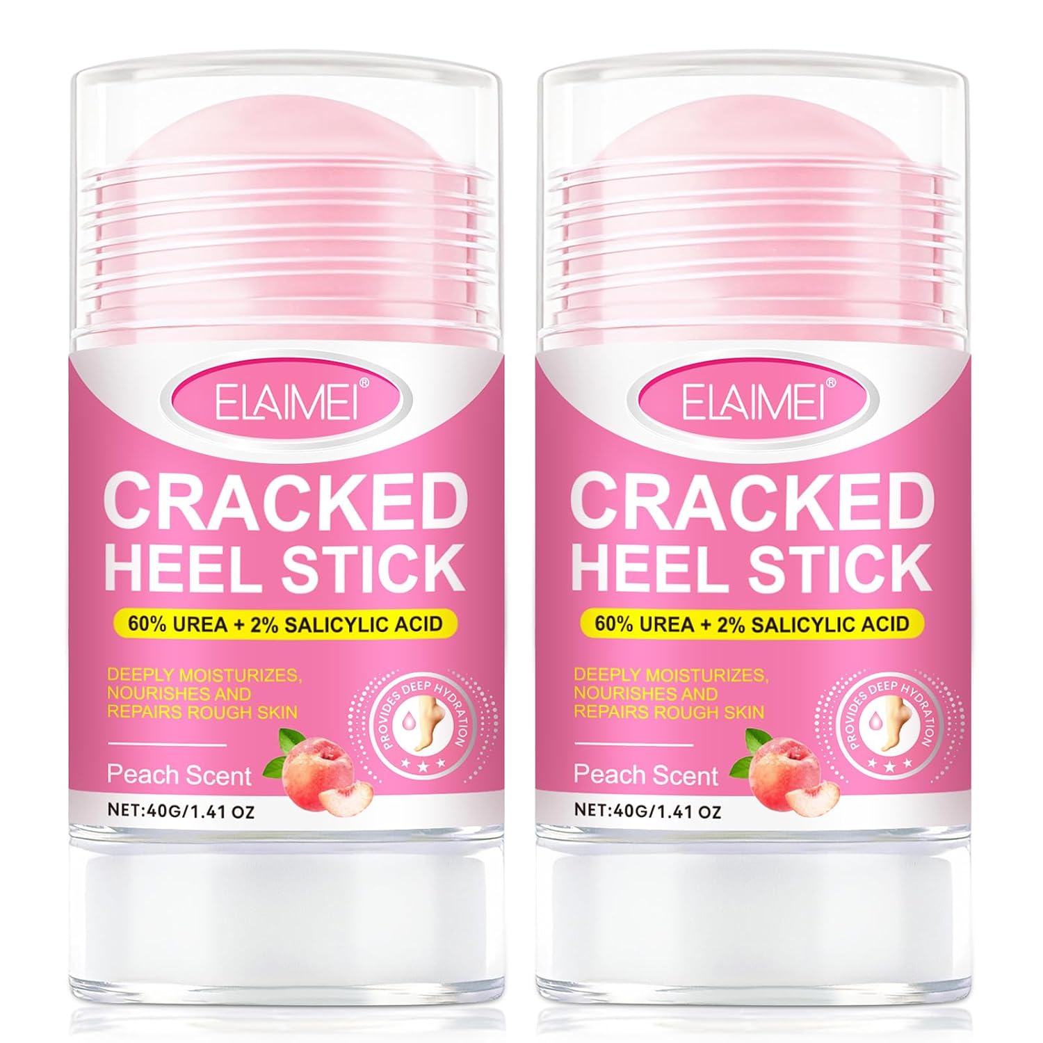 Detalle de Urea Creme 60 Prozent – Fußcreme für sehr trockene Füße, rissige Fersen, 2 x 60 g