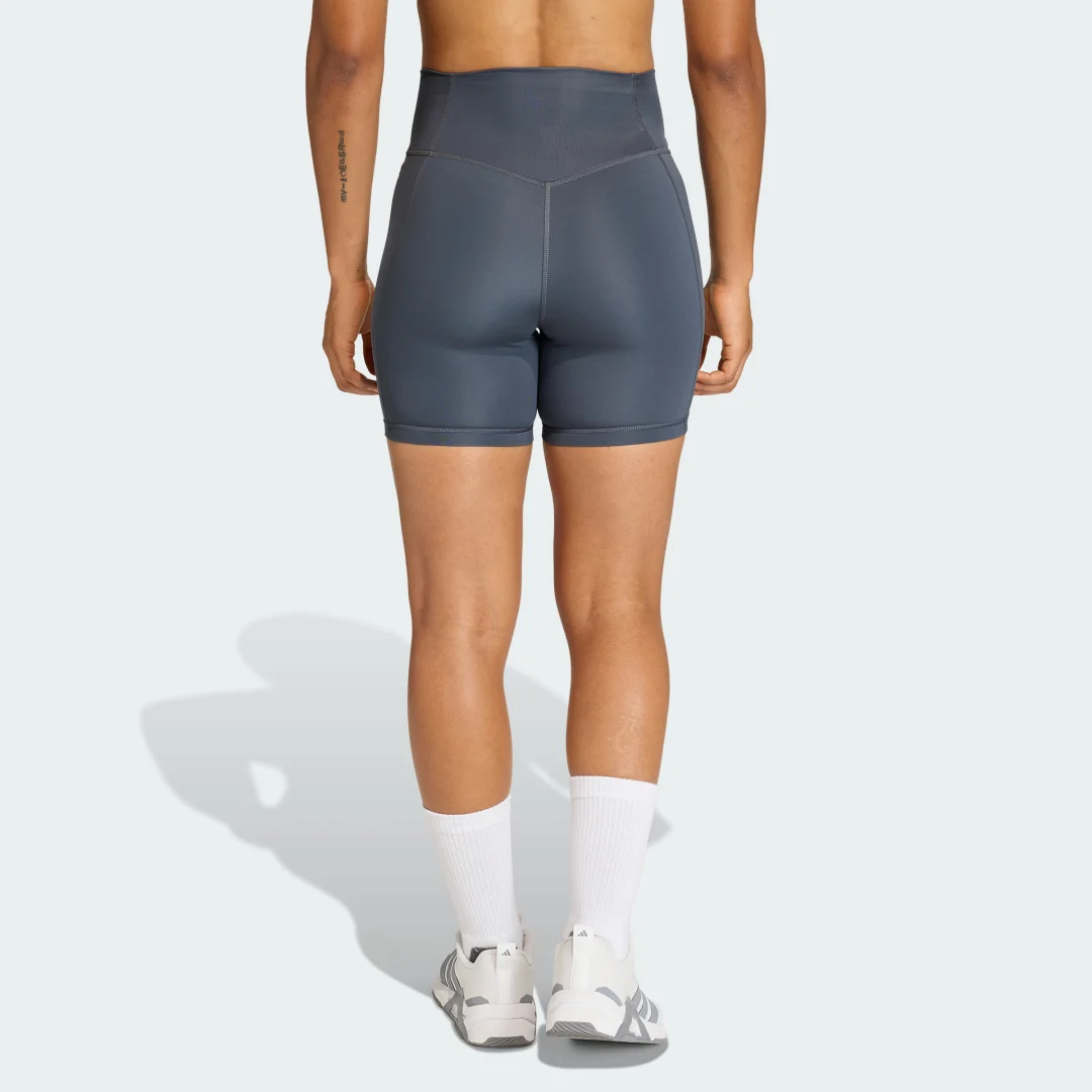Detalle 2 de Mallas cortas de entrenamiento Optime Essentials de Adidas – color negro