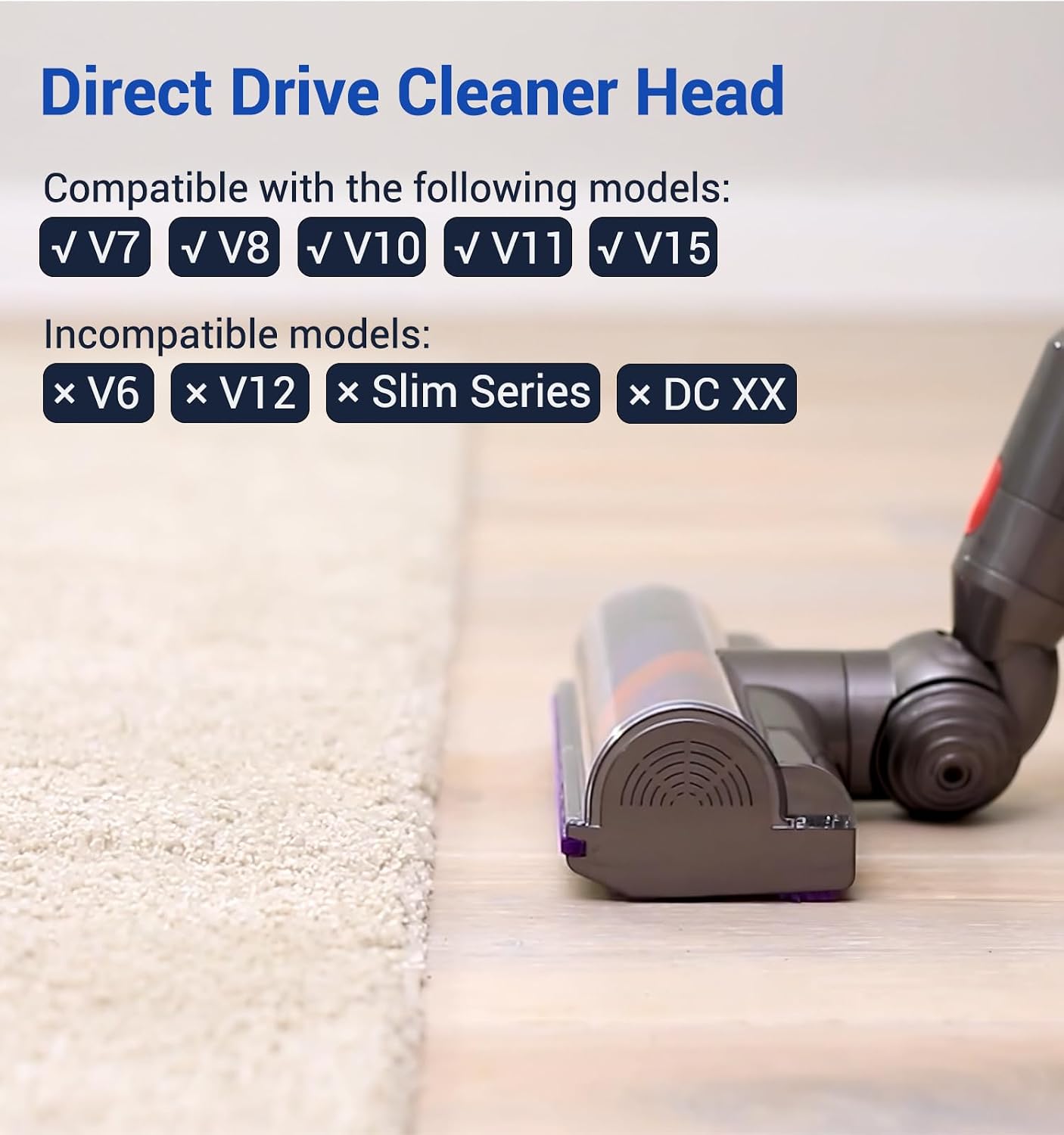 Thumbnail 1 de DAMAIYI Direct Drive Cleaner Head replacement for Dyson V7, V8, V10, V11 & V15