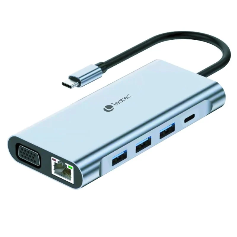 Detalle de Leotec Docking Station 11 en 1 para USB-C