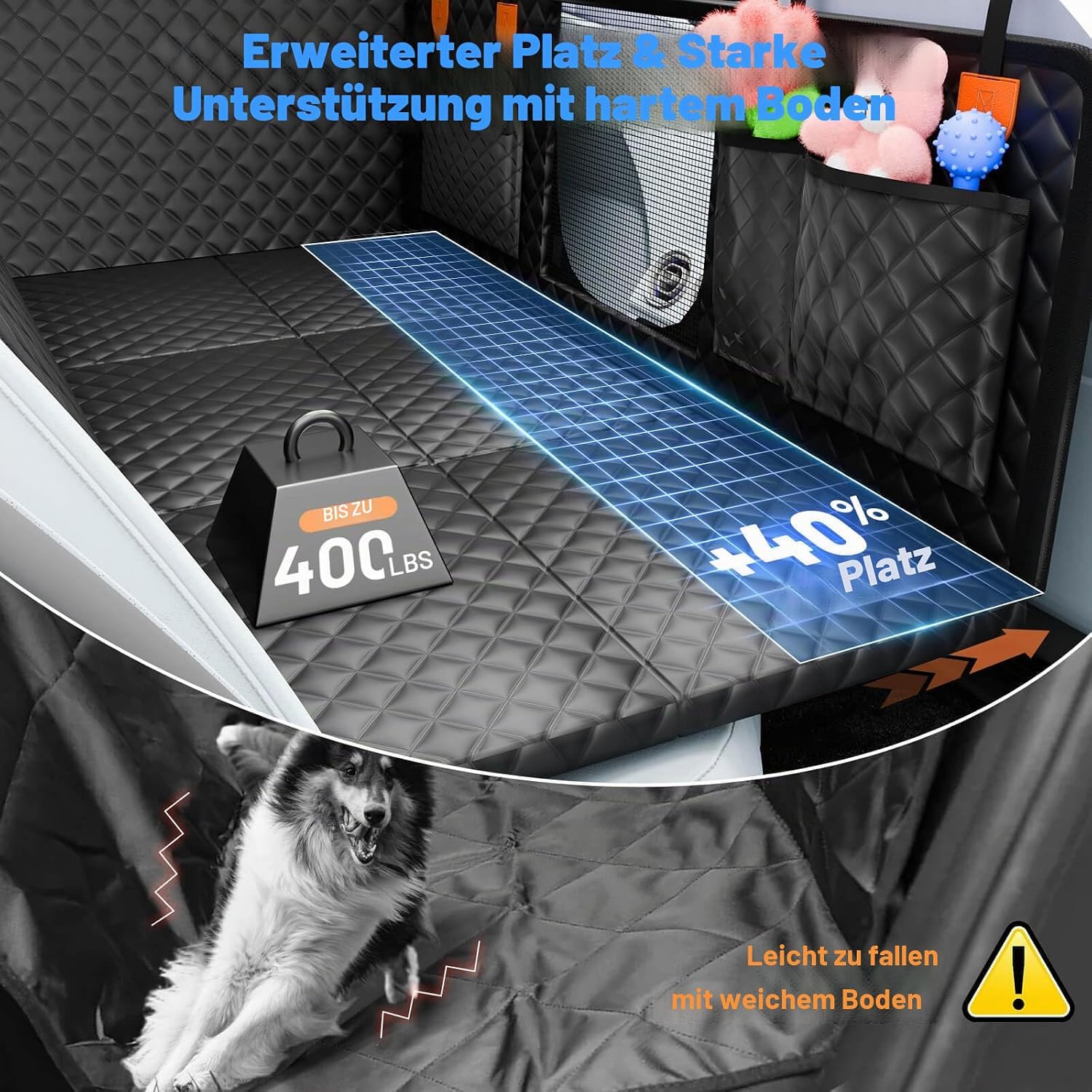 Detalle 2 de Hundedecke Auto Rückbank 131 cm