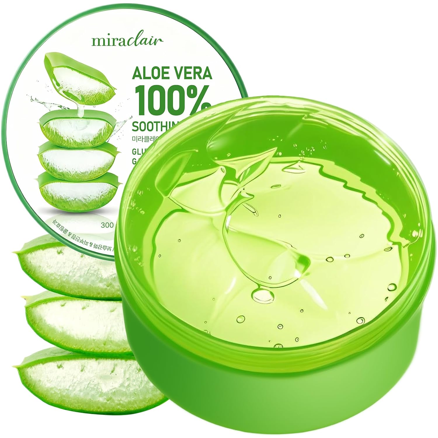 Detalle de Aloe Vera Gel 300ml by MIRACLAIR for soothing