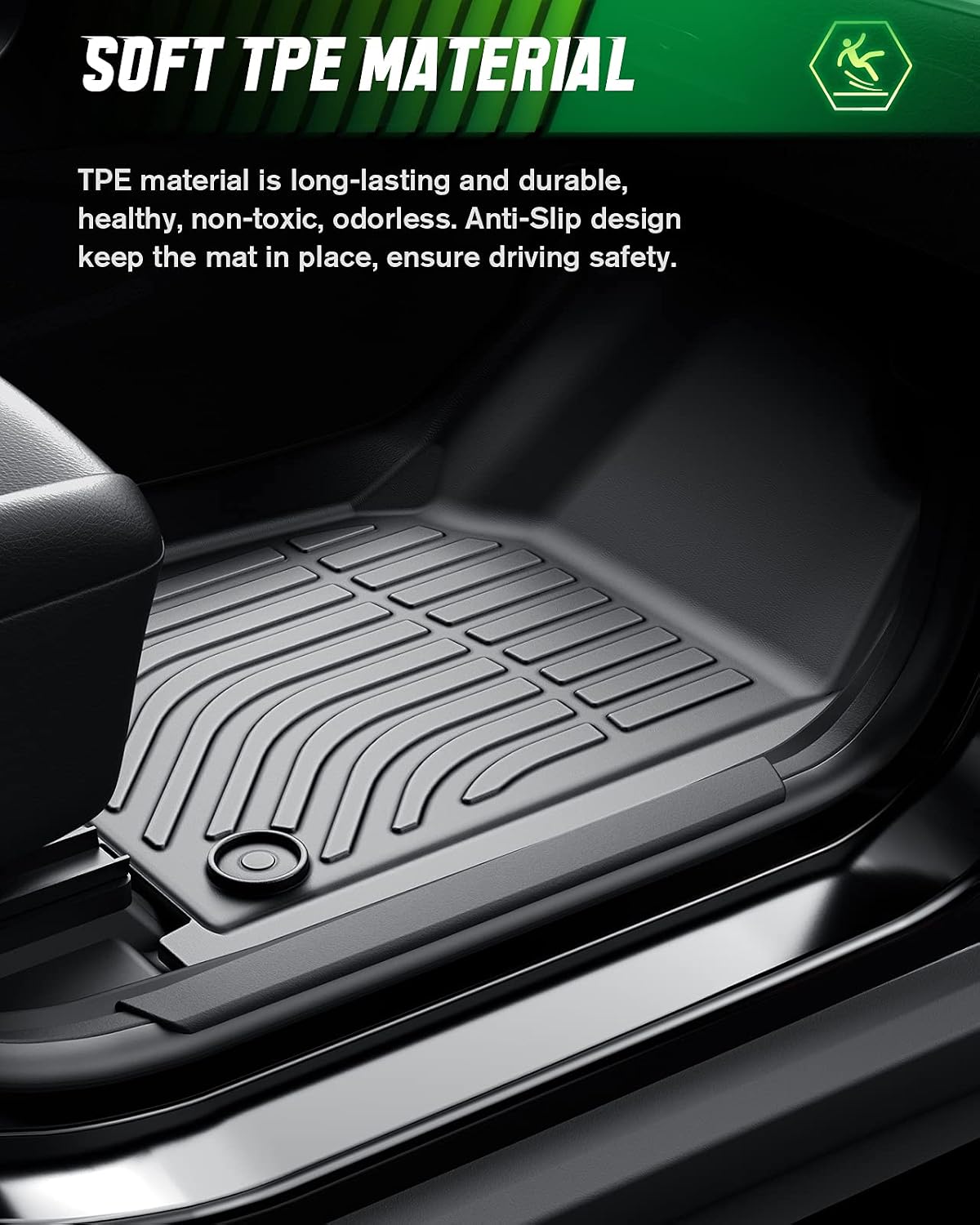 Thumbnail 3 de VIWIK Floor Mats for Toyota Camry 2018-2024