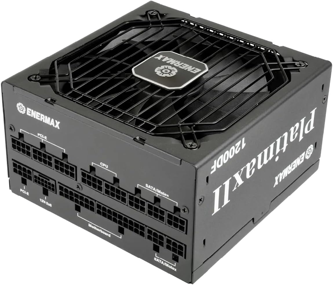 Detalle de Enermax PLATIMAXII 1200DF Black – zasilacz 1200 W ATX 3.1, PCIe 5.1