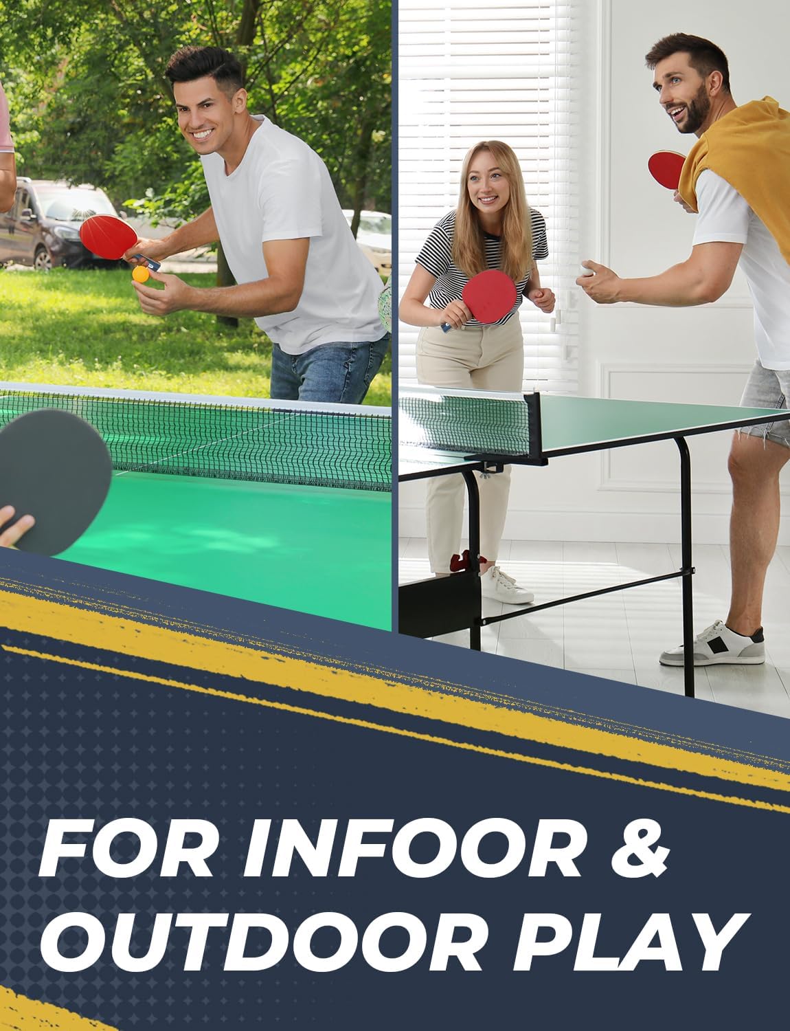 Thumbnail 5 de Glymnis Table Tennis Set 4-pack with 8 Balls