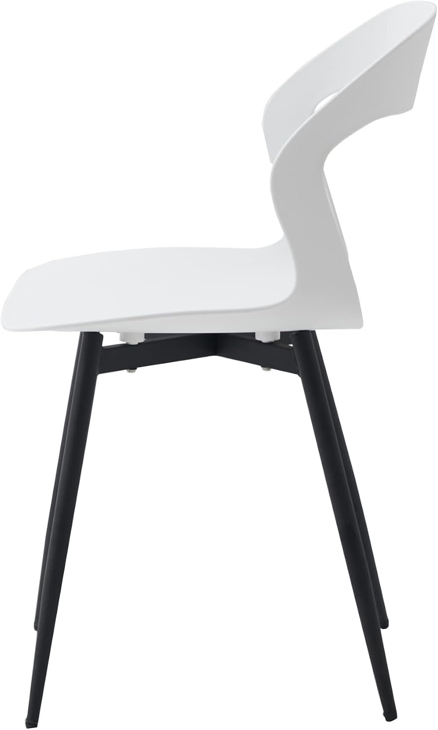 Thumbnail 5 de BenyLed LK-PPY eetkamerstoelen, set van 4 met witte polypropyleenzittingen