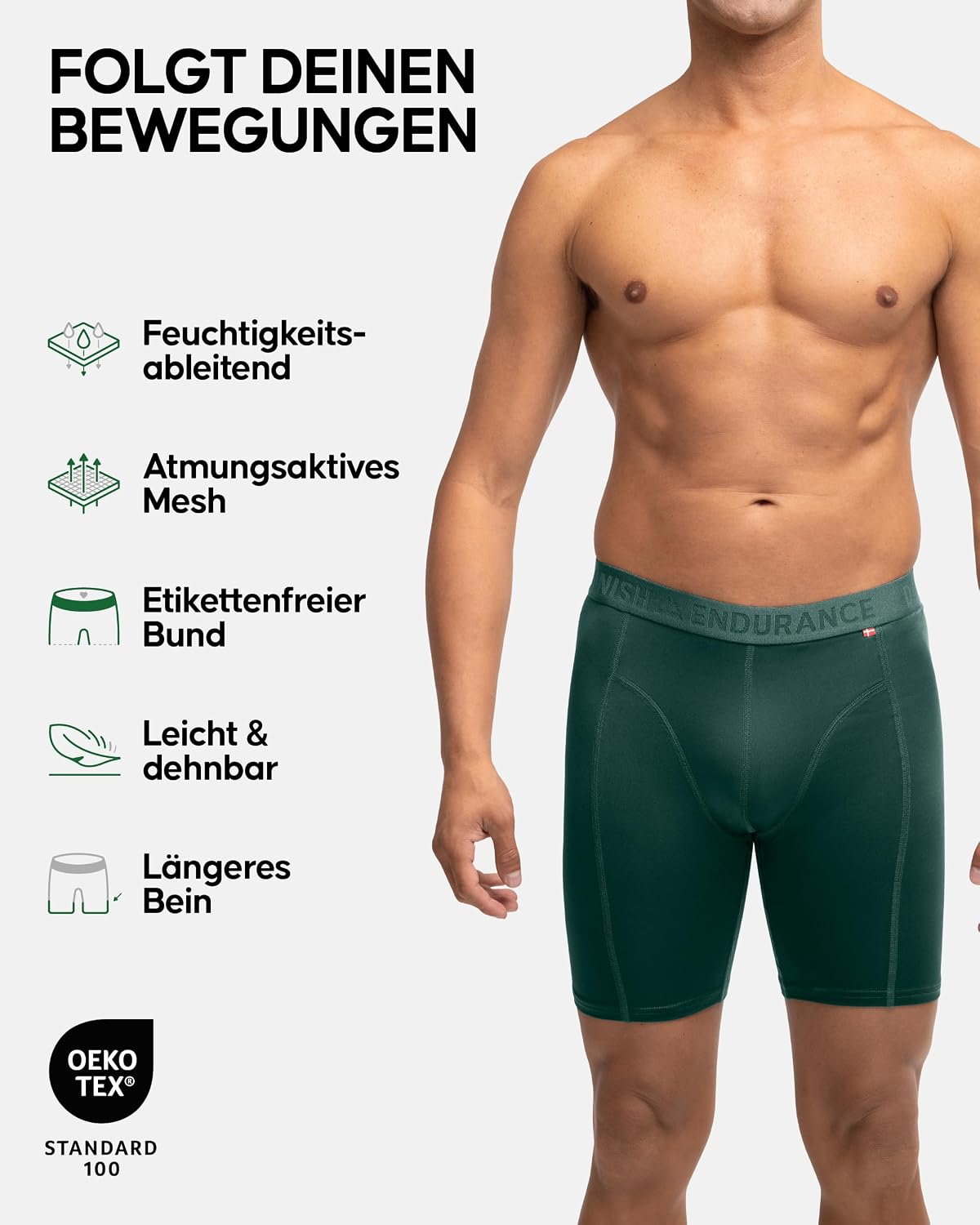 Thumbnail 2 de DANISH ENDURANCE Boxershorts 3er Pack Herren