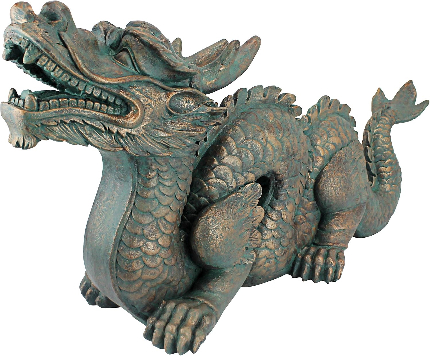 Thumbnail 6 de Design Toscano Azjatycki smok Wielkiego Muru, figura ogrodowa 53,5 cm