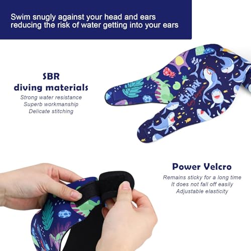 Thumbnail 2 de HERKINDNESS 2 Pcs Swimming Headband – Adjustable Neoprene Ear Protection for Kids