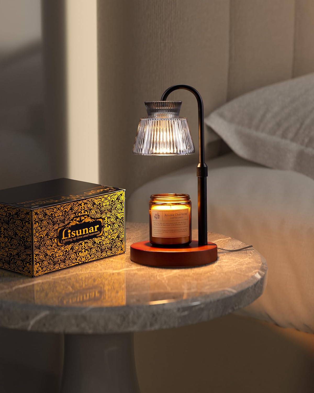 Thumbnail 6 de LISUNAR CWL-G002 Candle Warmer Lamp with Timer, Dimming and Adjustable Height