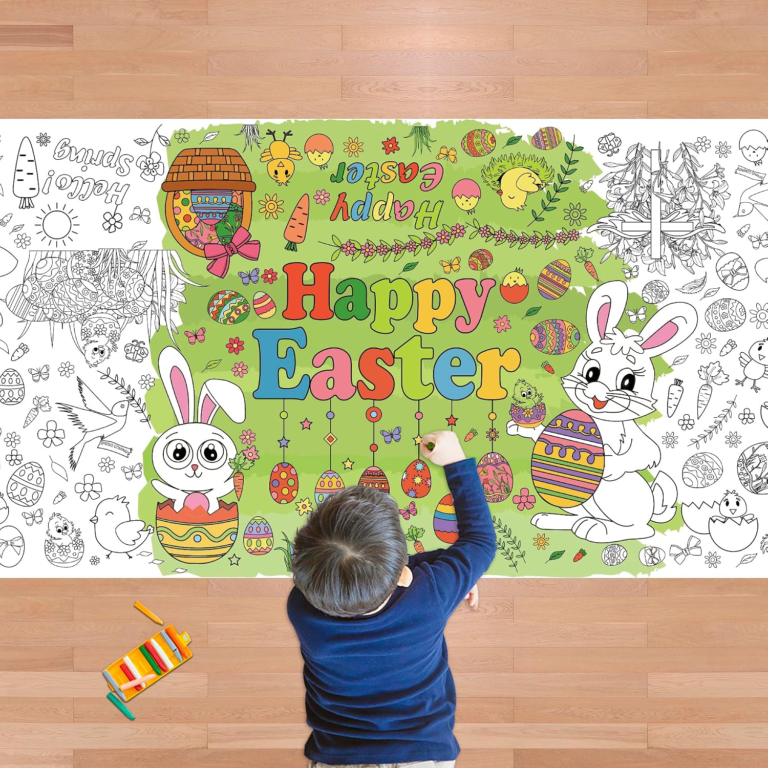 Thumbnail 6 de OHOME Christmas Coloring Poster and Tablecloth, Thick Paper