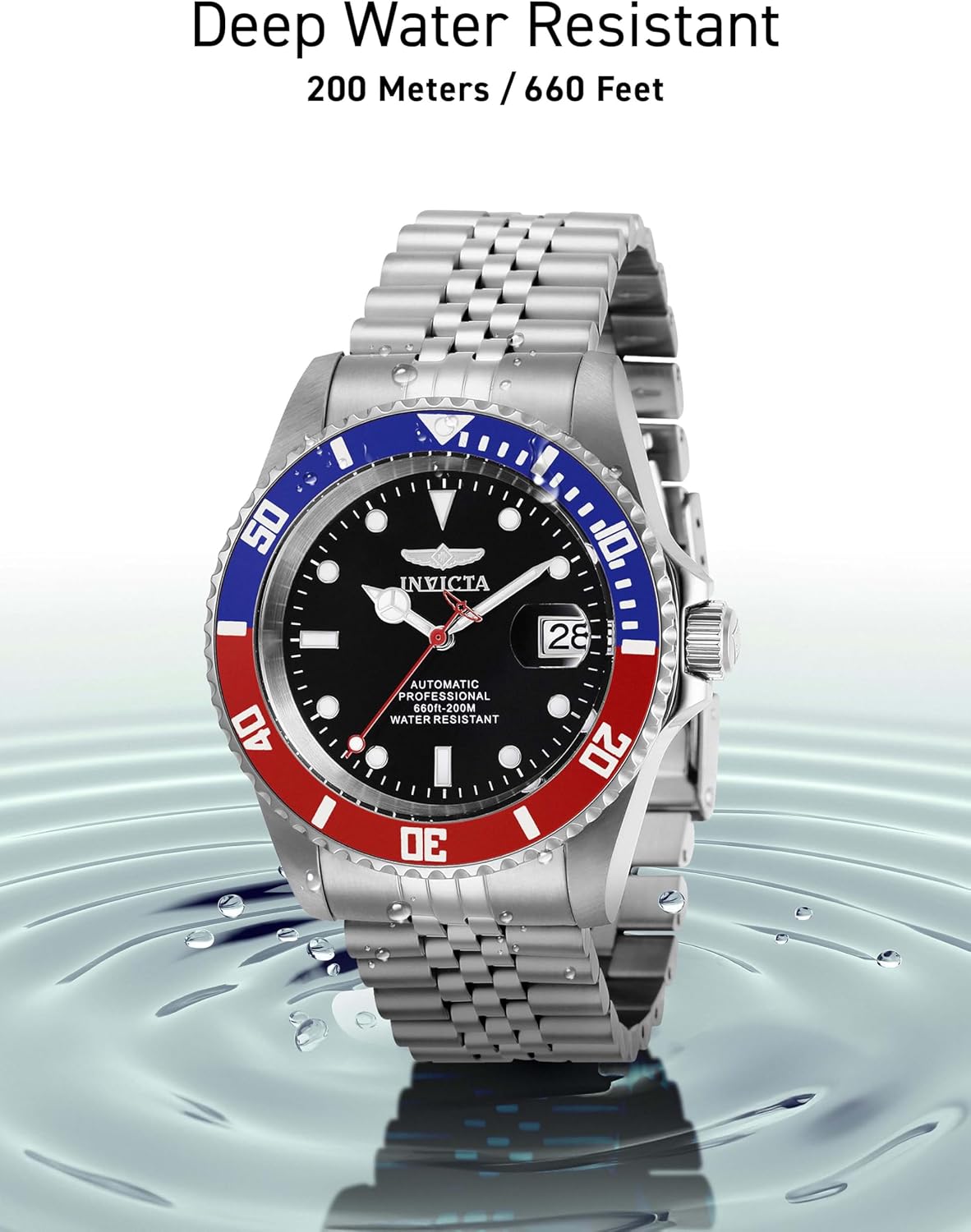 Thumbnail 4 de Invicta Pro Diver Montre Homme – Mouvement Automatique, Acier Inoxydable, 42 mm