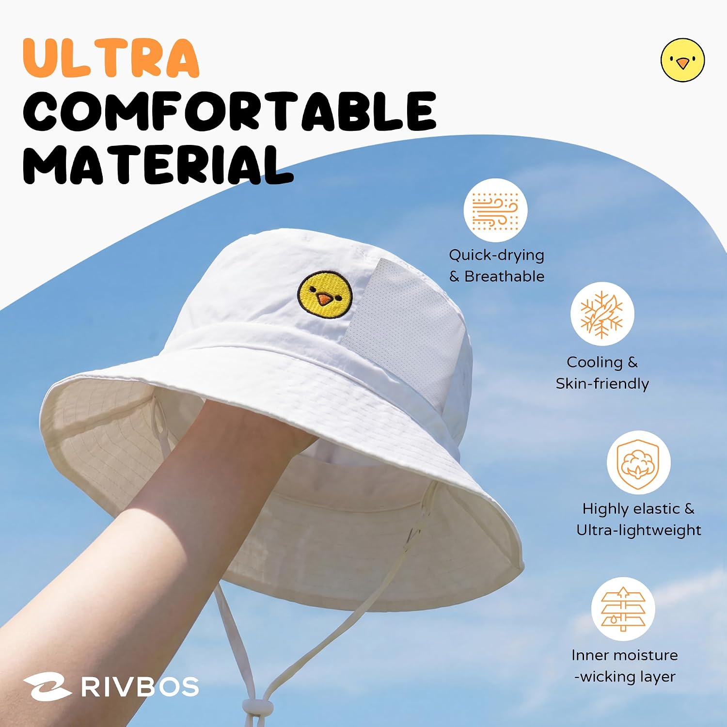 Detalle de RIVBOS Baby Sun Hat Polyester