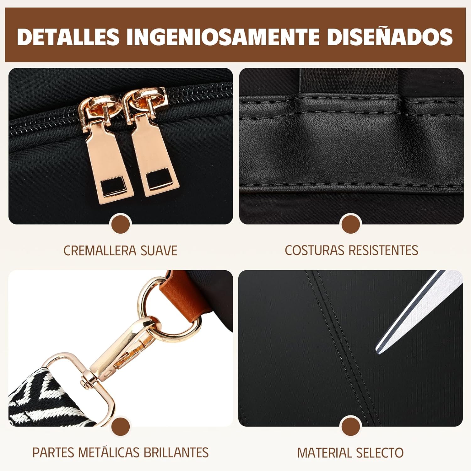 Thumbnail 6 de ONETOALL Bolso Mochila Mujer Casual