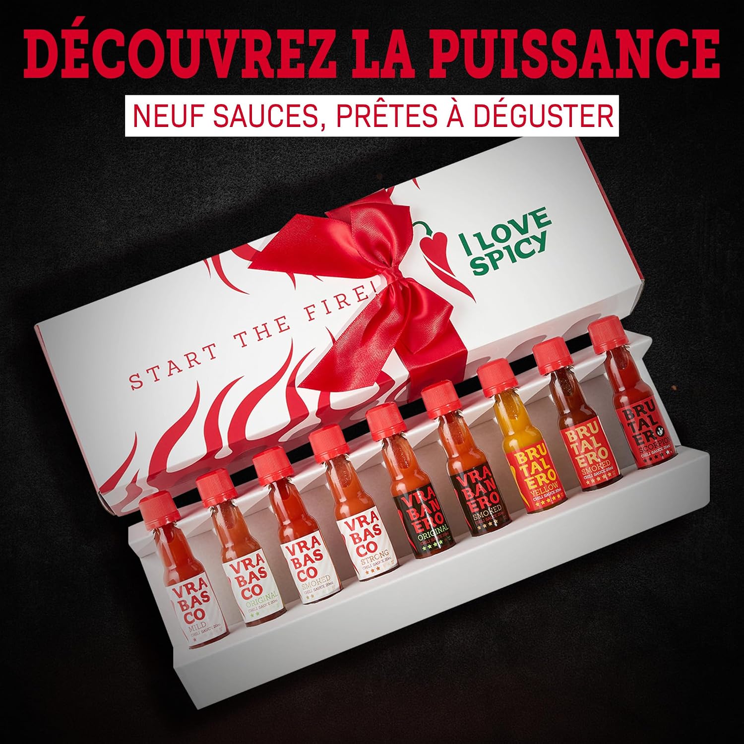 Detalle 2 de Start the Fire Coffret sauces piquantes 9Ă20ml đ¶