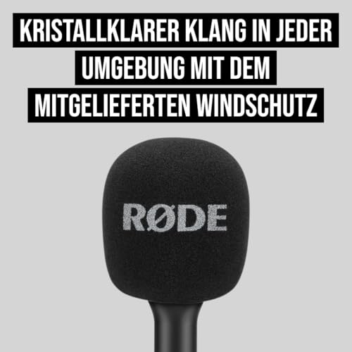 Detalle de RØDE Handadapter Interview GO für Wireless GO – Griff, abnehmbarer Cap und robustes Clip-System