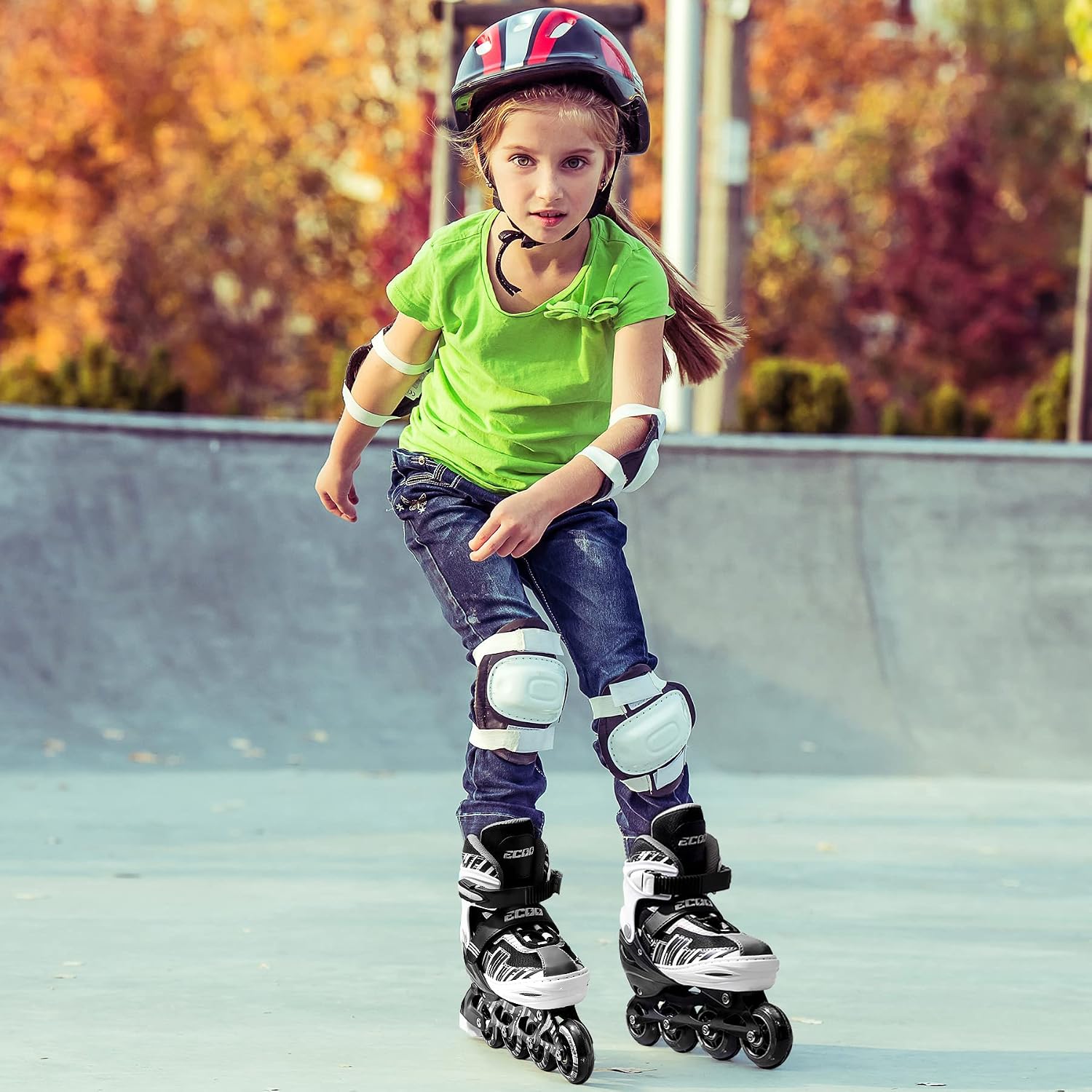 Detalle 2 de ECOO Kids' Adjustable Inline Skates