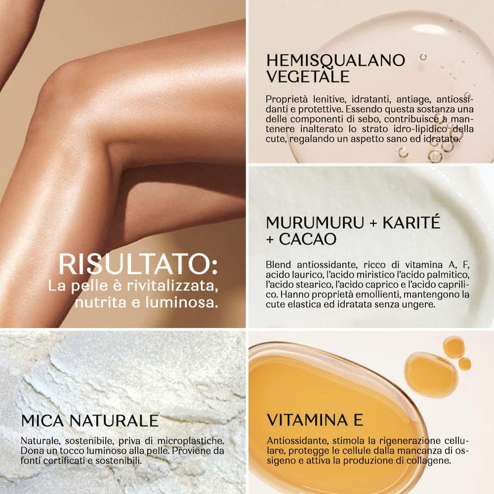 Thumbnail 2 de Senso Naturale Olio Illuminante Corpo Solido Bronze Gold – Crema Abbronzante con Brillantini